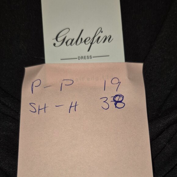 NWT Gagefin Black Sleeveless Crossover Dress (XL) - Picture 10 of 10